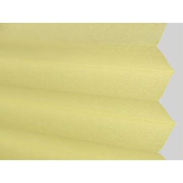 pearled coated beige pleated blind fabric shade fabric