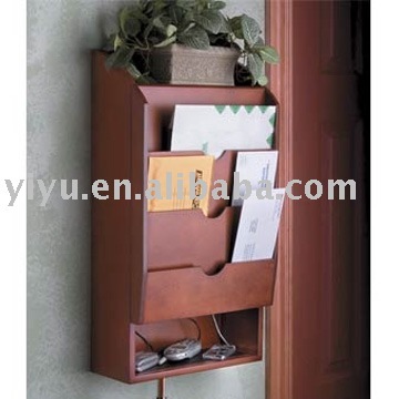 Charging station with mail organizer