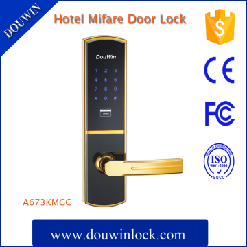 High security Fireproof grade password keypad electronic deadbolt lock