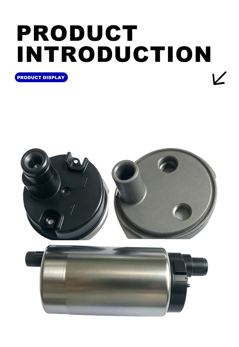 Núcleo de bomba de combustible con cubiertas de montaje X Fuel Pump Core With Mounting Covers X