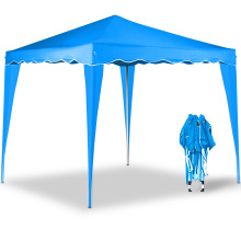 Blue Folding Tent: Center Pole-Free Outdoor Tent Solution