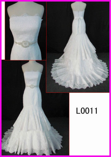 L0011 mermaid wedding dress 2014 spring style