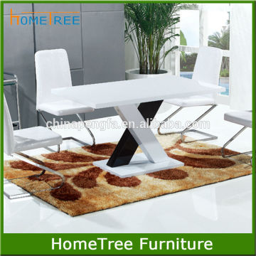 Modern white home center dining tables