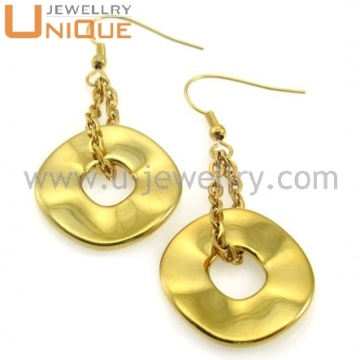 2014 fashion pictures of gold earrings(E1853)