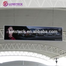 Double sided digital printing advertising banner for airport, double sided hanging banner