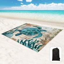 Portable Waterproof Oversized Beach Blanket Sand Proof Travel Accessory