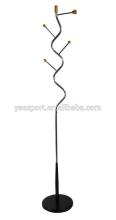 cheap hot sale bending tree rack coat hanger stand india coat hanger pole