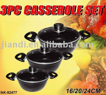 3pcs Forging cookware set