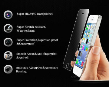 High quality 0.26mm 9h 2.5d Moblie Phone Tempered Glass For iPhone 6 plus