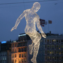 Art sculpture decoration stainless steel metal sculpture