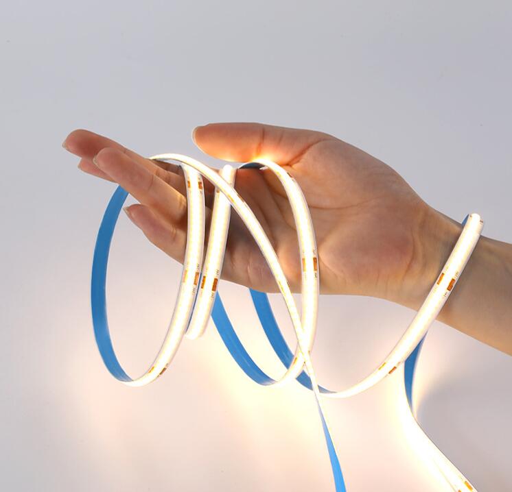 Competitive Price LED Light Bar Warm Cool White CRI90 14W 480leds Led Tape Light COB LED strip PCB 8mm 10mm