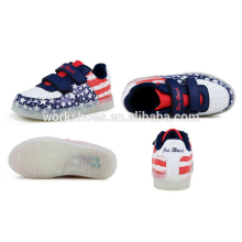 moda ninos multicolores como linda de LED se encienden los zapatos