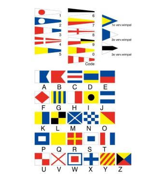 Code flag Woven polyester