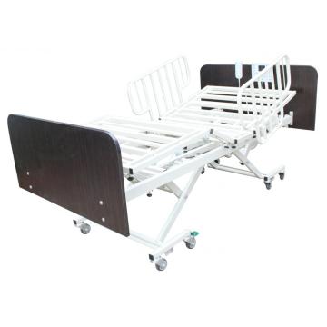 Multiheight Electric Long Hospital Bed dengan Half Rails