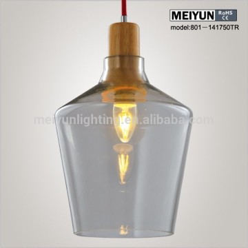 Retro glass vintage factory lights clear glass pendant lighting