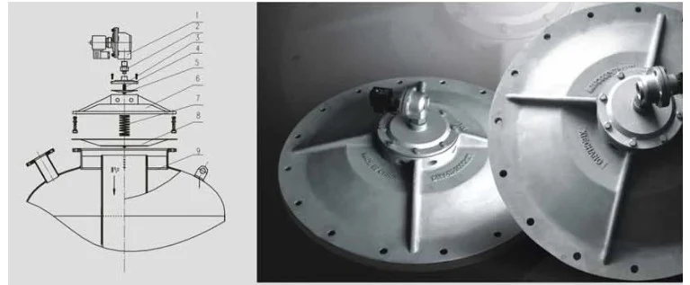 12inch Diaphragm Pulse Valve for Power Plant Steel Plant Mostly