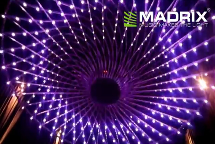 إضاءة LED RGB بكسل لإضاءة النادي