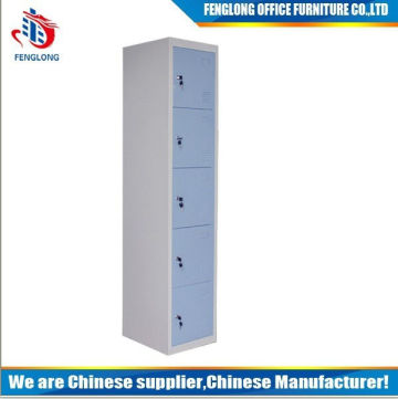 5 tier steel locker,5 compartment steel locker, metal 5 door locker