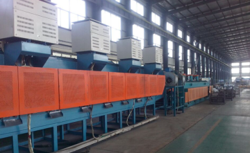 mesh belt hardening furnace