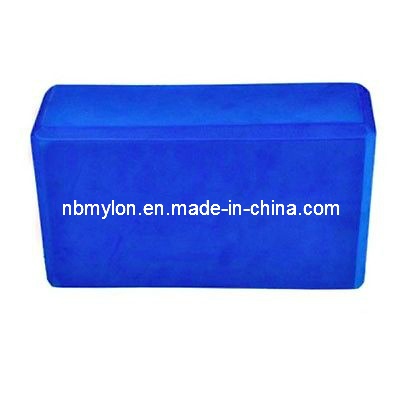 Blue Yoga Foam Block Brick Pilates 9" X 6" X 3" Pose Stretch Trainer 2 Pack