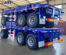 EAST 20ft 3 Axle 12 Wheels Tractor Trailers with Draw Bar