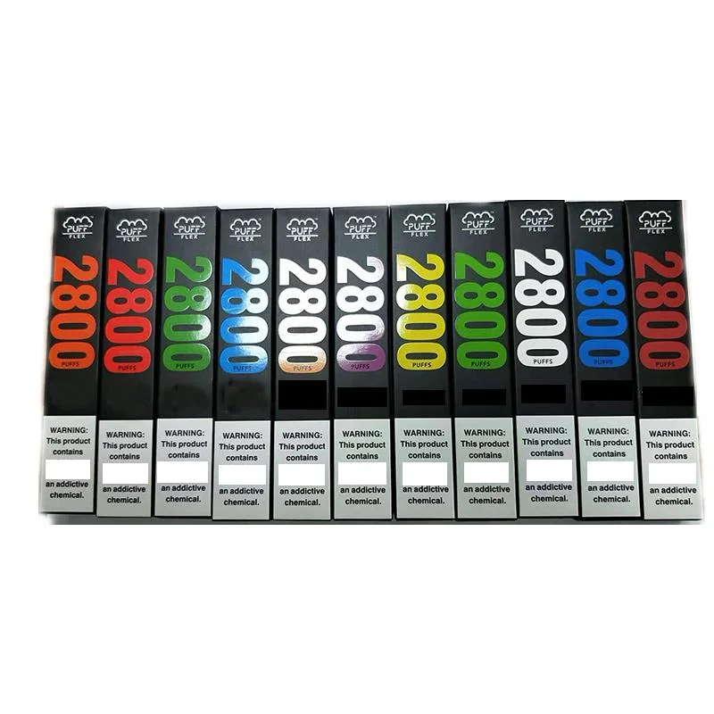 Puff Flex 2800 Puffs Electronic Cigarettes with Big Capacity High Grade Vapes