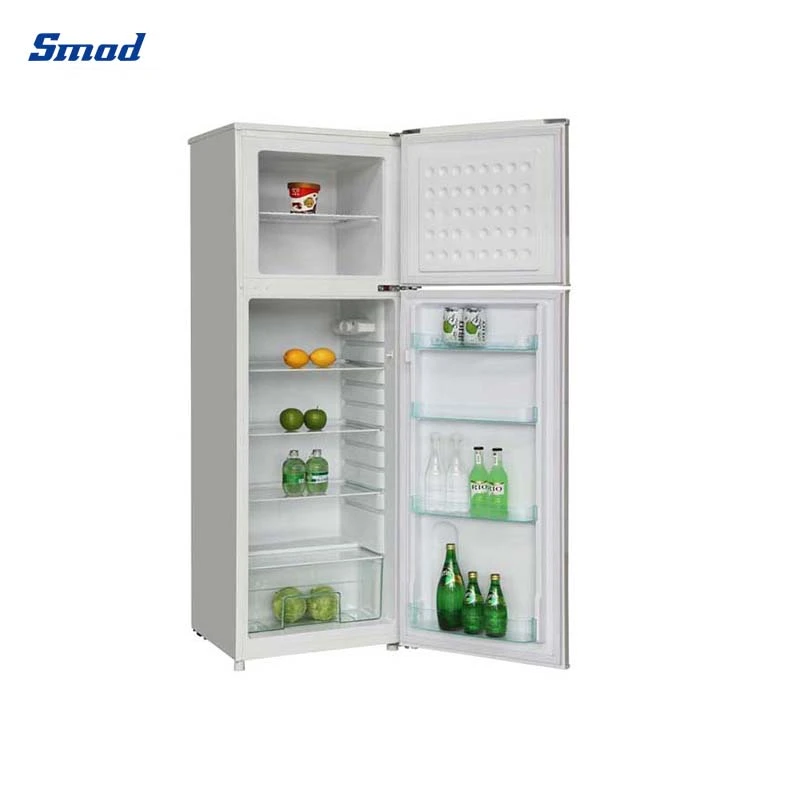 Smad 280L Manual Defrost Double Door Refrigerator and Freezer