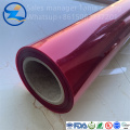 High quality customizable translucent red PVC film