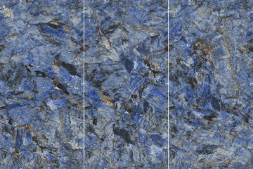 Forged marble sapphire color