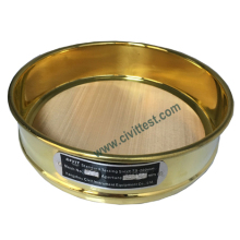 200mm Wire Mesh Soil Laboratory Brass Soil Test Sieve