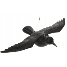 Detachable Hunting Shooting Decoy: Fake Flying Black Crow Repeller for Gardens