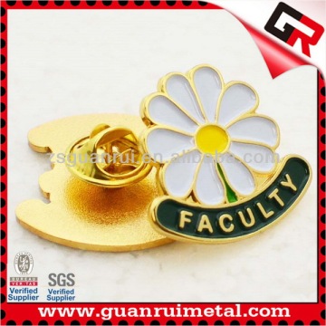 High Quality special gift flower lapel pin