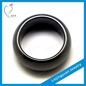 Round cheap rings jewelry black stone