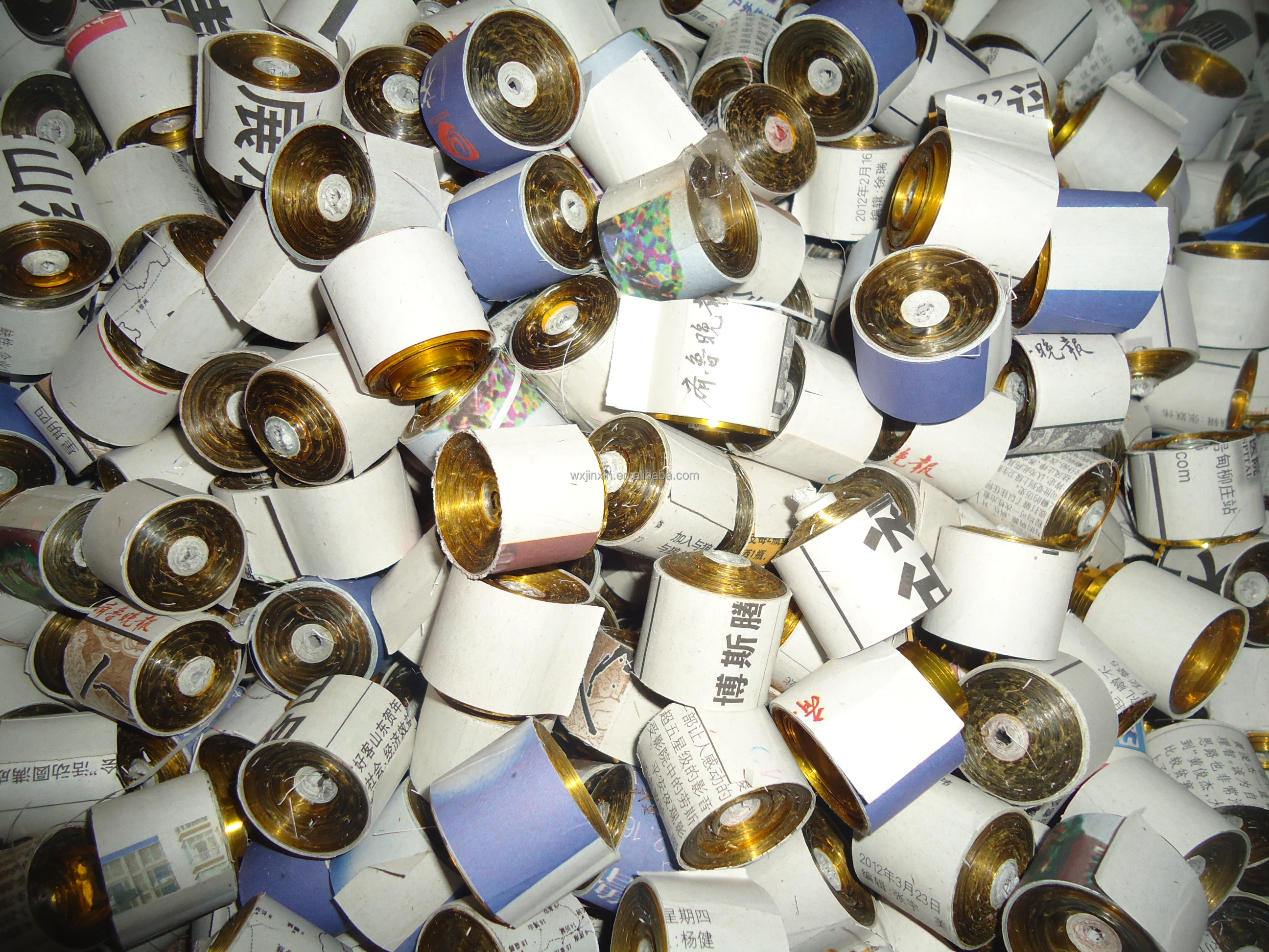 Gold  silver Metallic Streamers /party Confetti Streamers