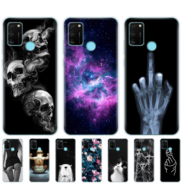 Silicon Case For HONOR 9A Case 6.3" Soft Tpu Phone Cover On Huawei Honor 9A 9 A MOA-LX9N Back Bag Protective Coque Funda Shell