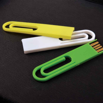 Bookmark-style metal USB flash drive