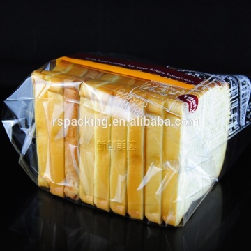 Side gusset bag for bread/bread packing bag