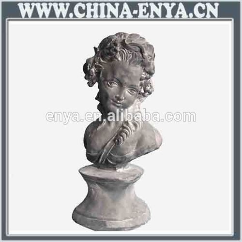 China Wholesale Custom iron head bust statue black