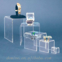 Hot Sale High Break resistance PMMA(acrylic) Showing Shelf for Jewelry