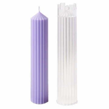 Plastic Fluted candle Moud Spiral candle mold