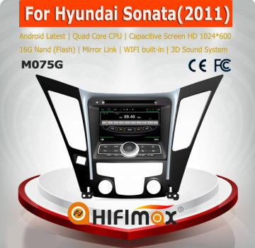 HIFIMAX Android 4.4.4 2din gps car dvd navigation player for Hyundai Sonata (2011-2013)