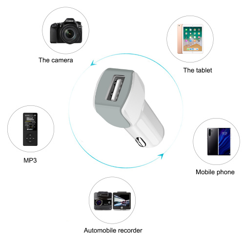 เครื่องชาร์จรถยนต์ USB 2.4A อะแดปเตอร์ไร้สาย