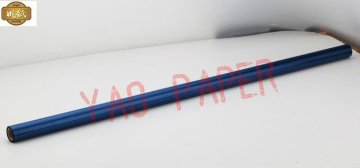 blue cellopane in small rolls