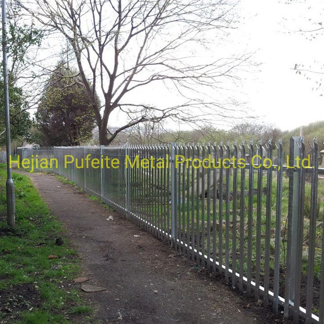 Steel Palisade Fence with 100 X 55 Tfb Post