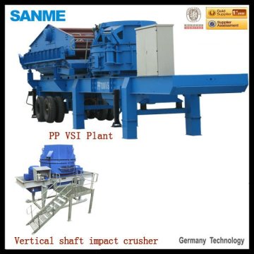 PP5000VSI impact portable crusher plants