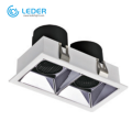 LEDER Essential négyszögletes 12W*2 LED alsó lámpa