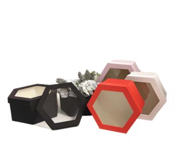 Spots Tined Cloth Hexagonal Two-Piece Window Opening High-Grade Flower Gift Box and Special-Shaped Hand Gift Box" could be simplified and tailored into various titles depending on the context or target audience. Here are a few suggestions:

1. "Unique Gif