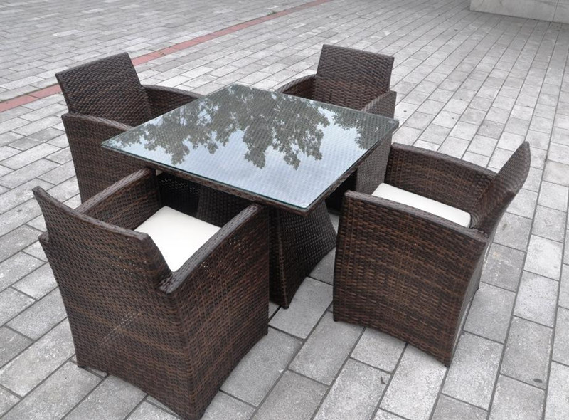 wholesale rattan wicker dining set3