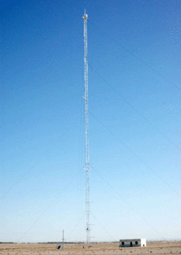 Wind measurement tower