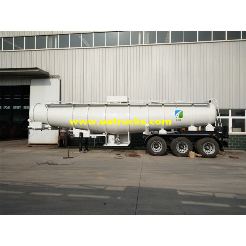 21000L 3 Axles Sulfuric Acid vận chuyển Trailers